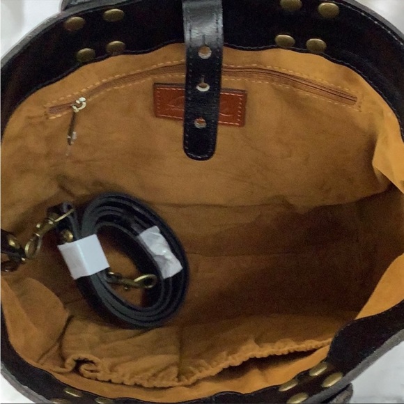 NWT- Patricia Nash Analia Top Handle Crossbody - Tiger - Picture 3 of 5